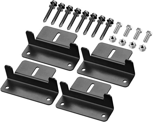 لوازم جانبی پانل خورشیدی سبک Z Bracket Mount Anodized Aluminum Mounting