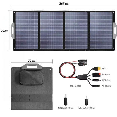 پتو تاشو قابل حمل خورشیدی 400W IP67 ضد آب برای نیروگاه