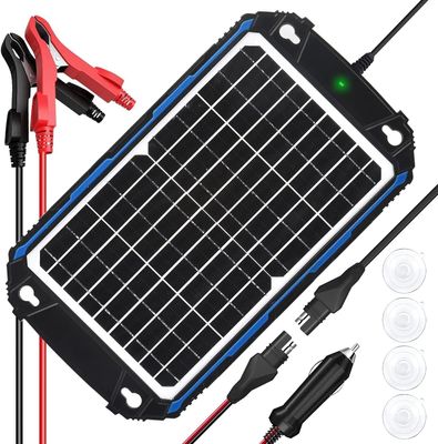 12W 12V پنل خورشیدی شارژر Trickle شارژر باتری خورشیدی MPPT
