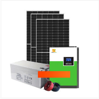 5.5KW / 11KW سیستم خورشیدی کامل خارج از شبکه سیستم باتری مستقل با رنگ سفید