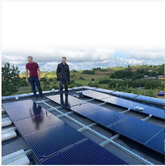5.5KW / 11KW سیستم خورشیدی کامل خارج از شبکه سیستم باتری مستقل با رنگ سفید