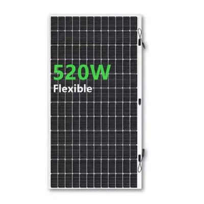 520W فتوولتائیک پنل خورشیدی انعطاف پذیر فیلم نازک رولینگ برای کشتی کامپر تریلر
