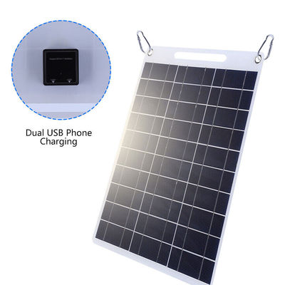 پانل خورشیدی قابل حمل سیلیکون پلی کریستالین تاشو راهپیمایی ماژول خورشیدی 30W