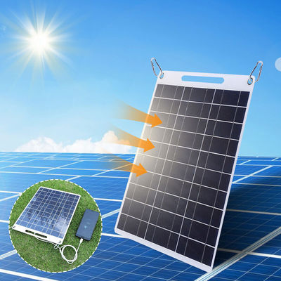 پانل خورشیدی قابل حمل سیلیکون پلی کریستالین تاشو راهپیمایی ماژول خورشیدی 30W