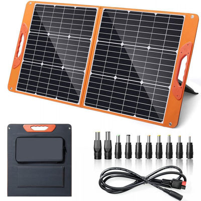 بسته سیستم خورشیدی قابل تاشو 100W RV Off Grid برای کمپینگ و پیاده روی