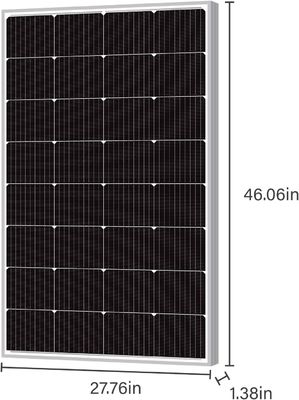 ماژول سلول خورشیدی تک کریستالی 160W از شبکه جدا