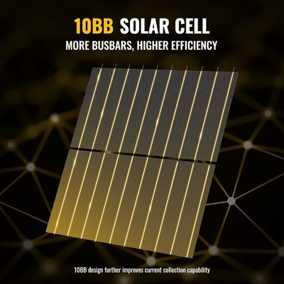 400W 10BB پانل های خورشیدی سخت سبک