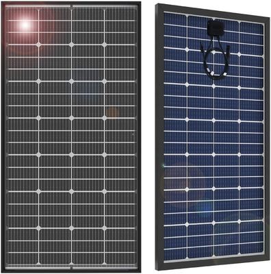 200W پانل های خورشیدی تک کریستال 12V 10BB برای خانه RV