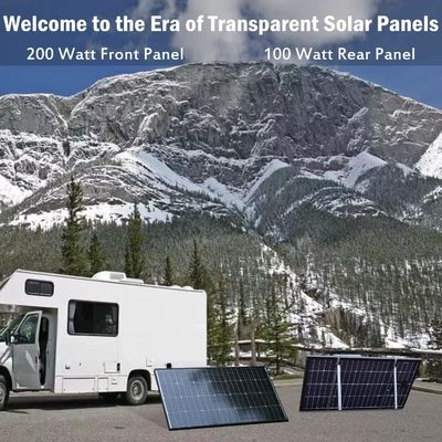 200W پانل های خورشیدی تک کریستال 12V 10BB برای خانه RV
