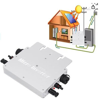 IP65 3000W 6000W مایکرو اینورتر خورشیدی در شبکه AC120V 230V با سفید و سیاه