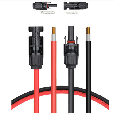 10AWG کابل های تمدید PV لوازم جانبی پنل خورشیدی برای پنل خورشیدی قابل حمل