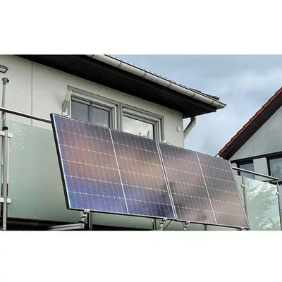 در شبکه 600W بالکن پنل خورشیدی سیستم ماژول PV تک کریستال