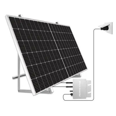 در شبکه 600W بالکن پنل خورشیدی سیستم ماژول PV تک کریستال