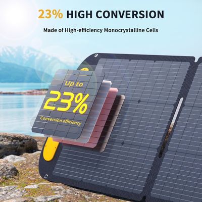 پانل خورشیدی هیبریدی یکگانه قابل حمل 110W 19V IP67 ضد آب