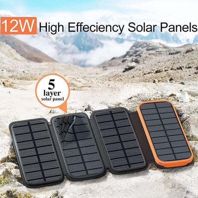 OEM پانل خورشیدی قابل حمل 12 ولت شارژر 27000mAh