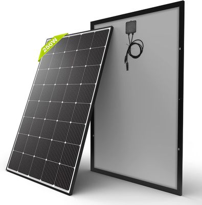 ماژول PV 250W 15V یک کریستالی سلوار پانل غیر شبکه سبک وزن