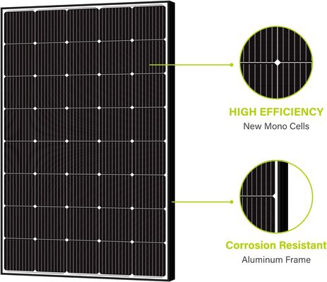 ماژول PV 250W 15V یک کریستالی سلوار پانل غیر شبکه سبک وزن