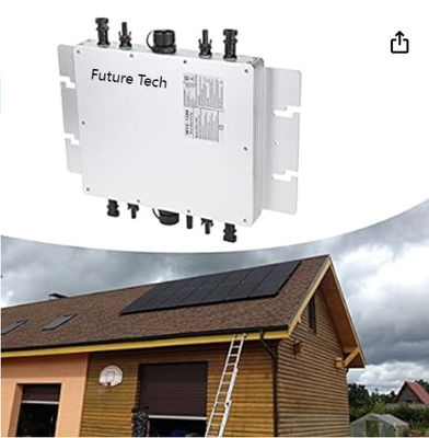 FTB1200 PV Solar Micro Inverter سیستم تولید برق با رنگ سفید