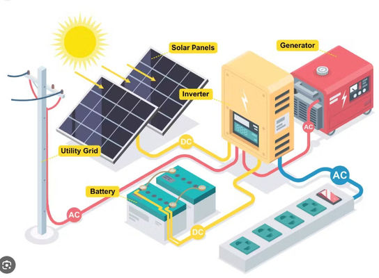 FTB1200 PV Solar Micro Inverter سیستم تولید برق با رنگ سفید