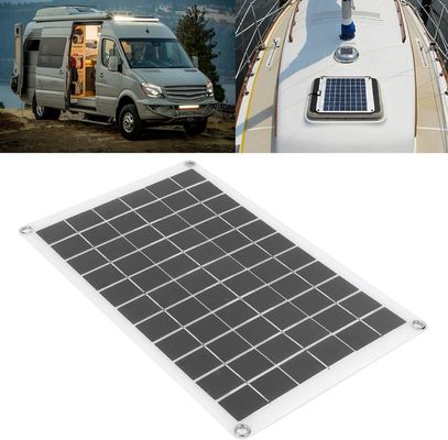 پانل خورشیدی سبک و قابل حمل سلول تک کریستالی 100W 12/24V خروجی USB