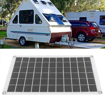 پانل خورشیدی سبک و قابل حمل سلول تک کریستالی 100W 12/24V خروجی USB