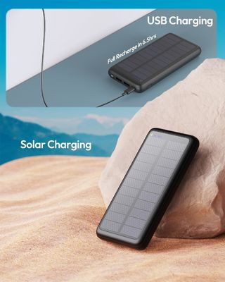 USB C شارژر خورشیدی قابل حمل 27000mAh برای تلفن همراه تبلت ODM