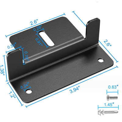 لوازم جانبی پانل خورشیدی سبک Z Bracket Mount Anodized Aluminum Mounting